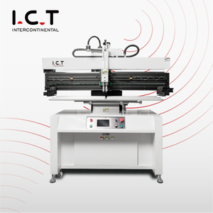 I.C.T -p12 |高精度半自動SMTスクリーンステンシルプリンターSMD組立ライン