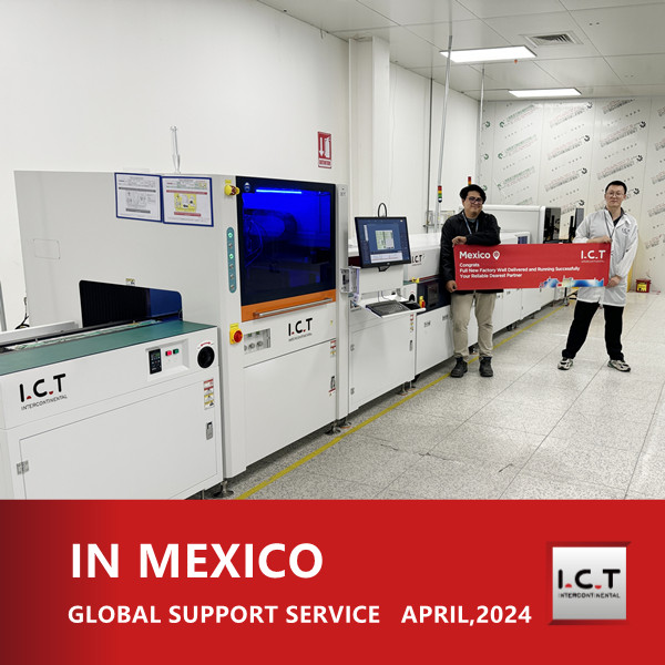 I.C.T がメキシコに返品機能を備えたコンフォーマルコーティングラインを納入
